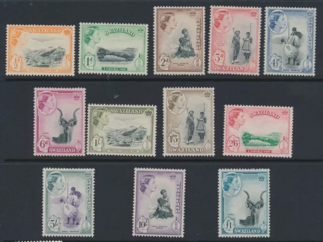 Swaziland 1956  SG 53-64 MNH cat. £110