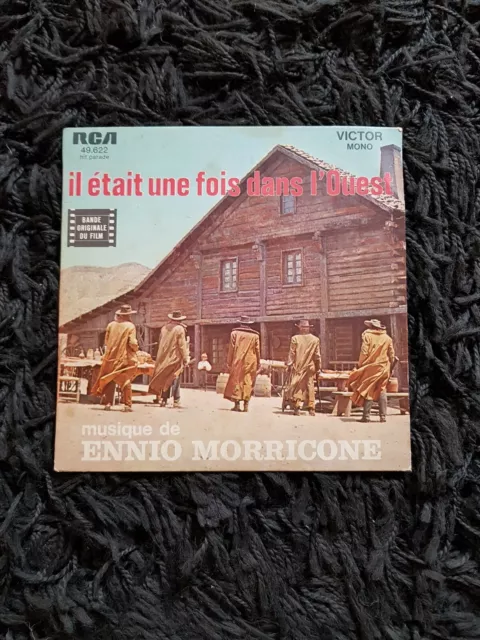45 tours ENNIO MORRICONE BANDE ORIGINALE DU FILM IL ÉTAIT UNE FOIS DANS L'OUEST