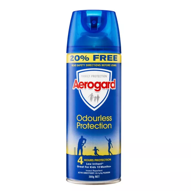 Aerogard 300g Odourless Adult/Kids Insect Repellant Spray 4H Protection 12m+