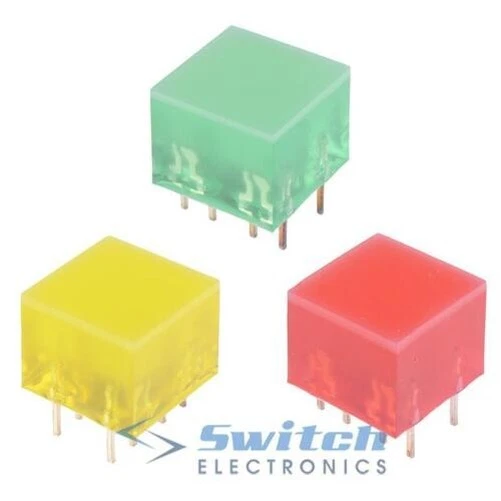Red Green Yellow 10x10mm LED Light Bar PCB