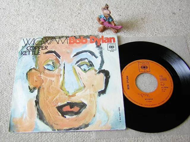 BOB DYLAN Wigwam / Copper Kettle 1970 GER 7" + PS CBS 5122