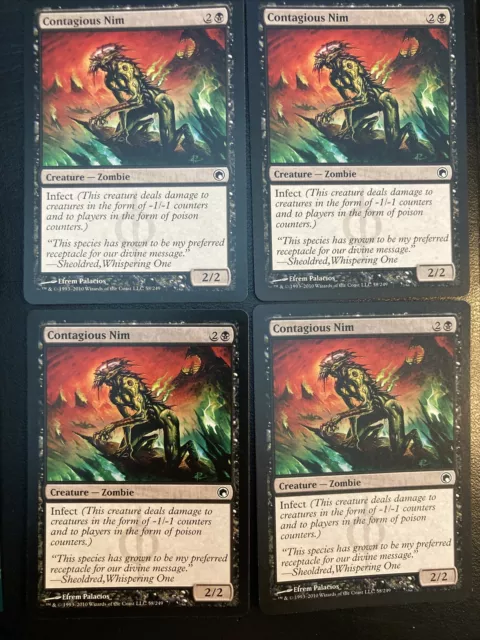 MTG 4x Contagious Nim (Scars of Mirrodin) - Excellent - Magic the Gathering
