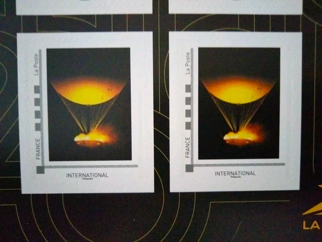 Collector 4 timbres - En route pour Paris 2024 - Lettre internationale - La Poste