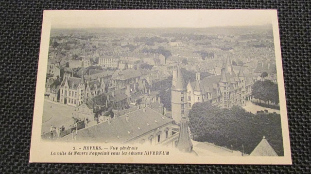 CPA 58 Nevers. Vue générale. TBE