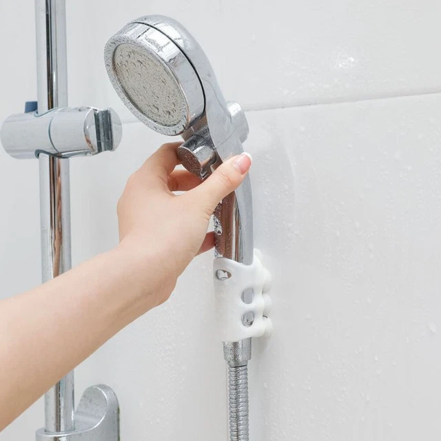 Movable/Shower-Head Holder With Suction Cup Adjustable Bathroom Hooks Silicone