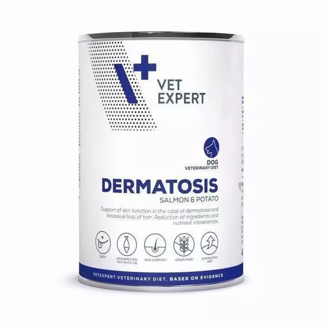 Vet Expert Dermatose Can Saumon Nourriture Humide Pour Chiens