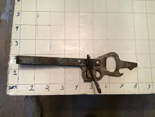 #222 Antique Can Opener Collection: QUINTUPLET - early multi tool Opener, twist