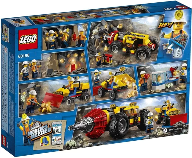 LEGO CITY: 60186 Mining Heavy Driller 2