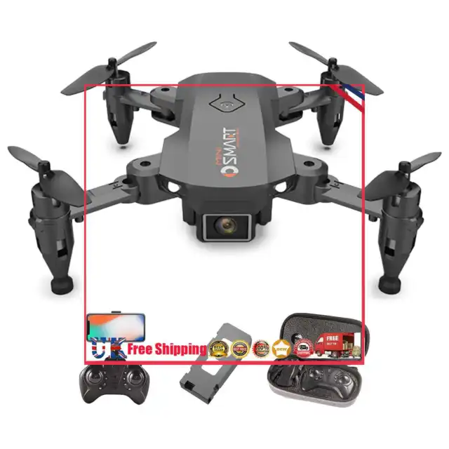 Drone de radiocontrol 4K doble cámara FPV Altitude cuadricóptero de retención con batería (negro) *Z