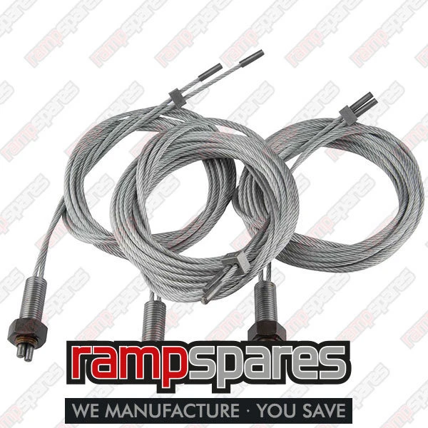 thumbnail image 2 of Bradbury 735 Liftmaster Mk1 4-Post Lift Cables – Replacement Liftmaster Cables (W Ref) By Rampspares 2 of 3