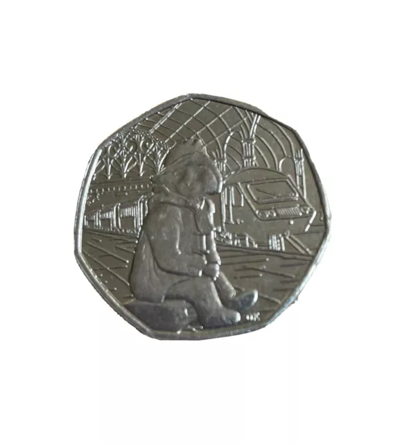 Rare 50p Coin - Paddington Bear at the Waterloo!
