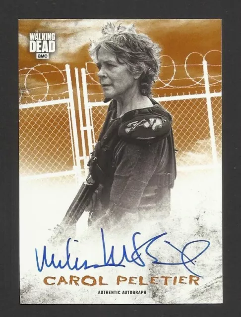 Topps The Walking Dead Hunters & Hunted Autograph Card Melissa Mcbride Carol