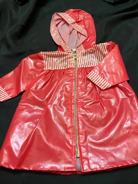 ENSEMBLE VÊTEMENTS DE LUXE OG - IMPERMÉABLE ET PARAPLUIE "BRIGHTEN UP A Rainy Day Pour Poupee De 46 Cm 18