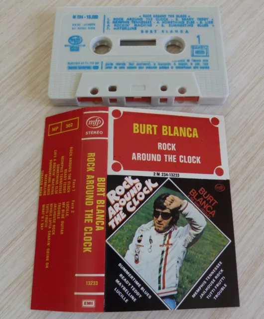 Rare K7 Cassette Audio Tape Burt Blanca Rock Around The Clock 2