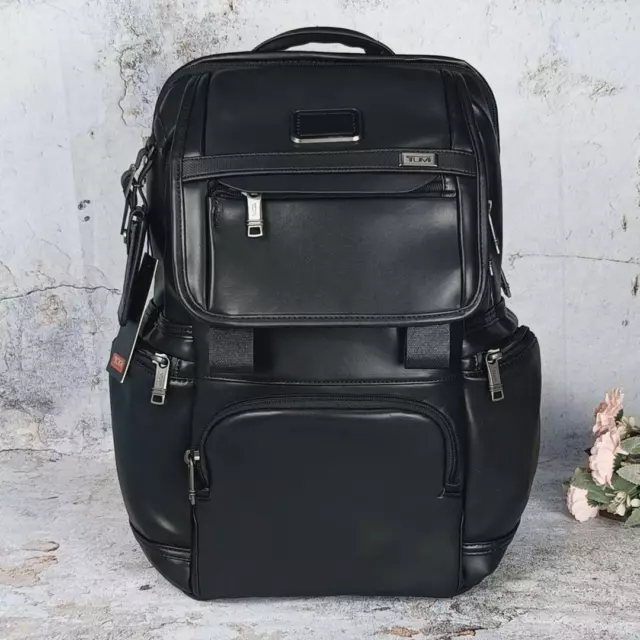TUMI ALPHA3 Brief Pack Backpack 09603174DL3 Leather Japan