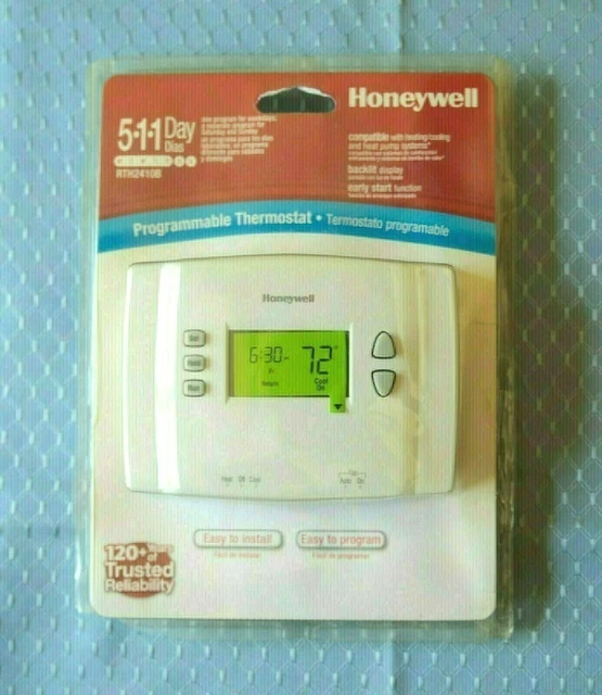 HONEYWELL HOME RTH2410B 511 Day Programmable Thermostat with