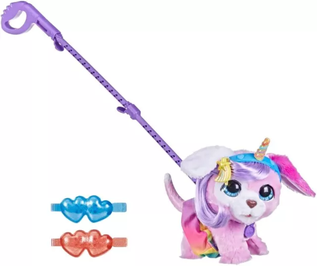 Hasbro furReal Glamalots Giocattolo per animali domestici interattivo, 7 accessori, età 4 e superiori, Mul