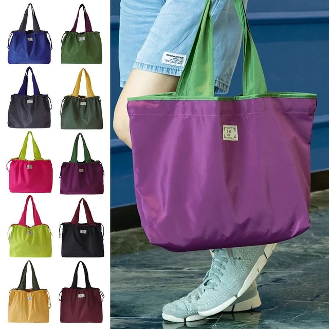 Borsa pieghevole per la spesa da viaggio borsa per la spesa supermercato borsa per la spesa borsa a tracolla