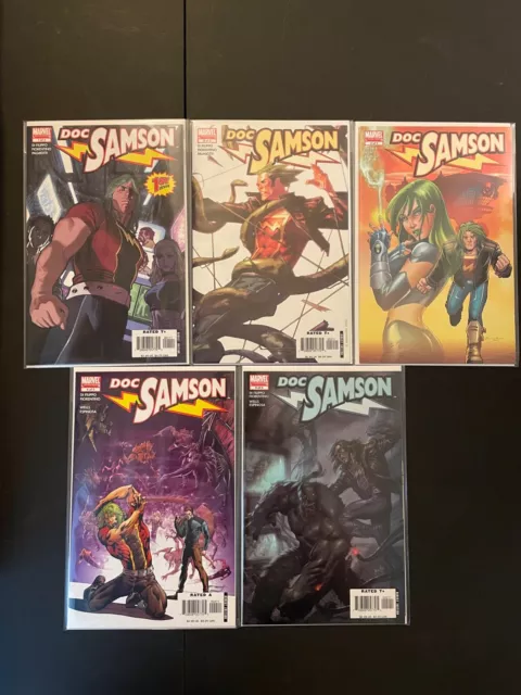 Doc Samson 1-5 High Grade 9.0 Marvel Lot Set Run D87-14