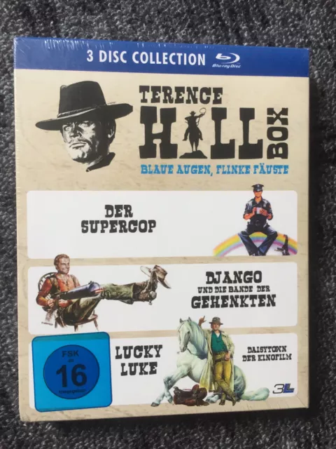 TERENCE HILL BOX - Blu-ray - Supercop, Lucky Luke, Django und die Bande der Geh.