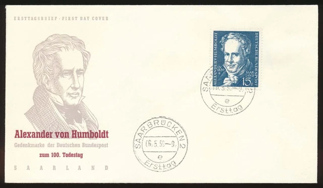 Saarland Nr. 448 auf Ersttagsbrief / FDC  #124322