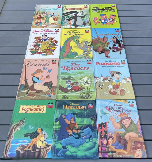 Walt Disney Wonderful World of Reading Books Bundle X 12 🔥📕Hardback !