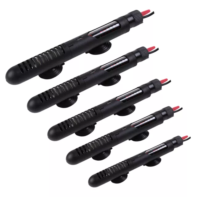 2Pcs 25-300W Adjustable Submersible Heater Fish Tank Aquarium Freshwater Marine