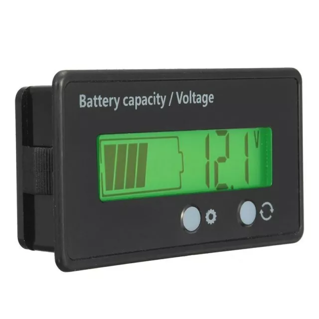 1x 24V 36V 48V Auto Car Lead-Acid Battery Status Voltage Voltmeter Monitor Mete 2