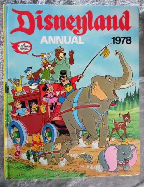 Vintage, DISNEYLAND Annual 1978, Published by IPC Magazines Ltd 1977 Walt Disney