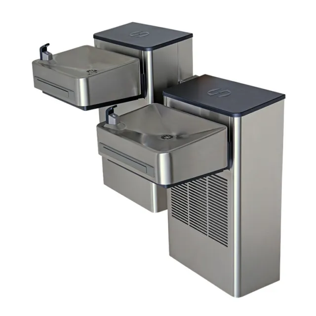 Haws 1202SF Wall Mounted Drinking Fountain - Stainless Steel