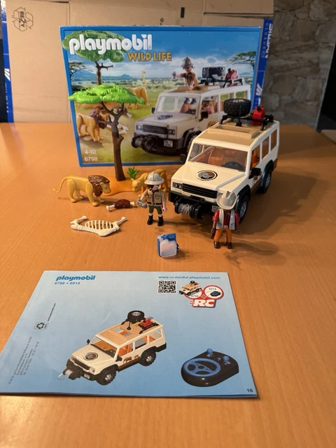 PLAYMOBIL WILD LIFE 6798 Safari Todoterreno con Torno
