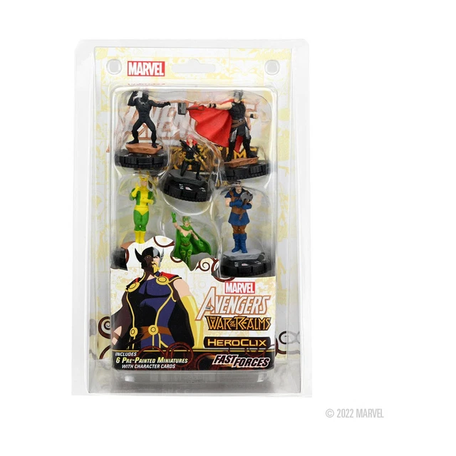 WizKids Marvel HeroClix Avengers War of the Realms Fast Forces Pack Pack New