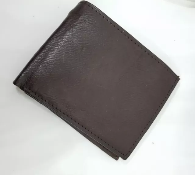 Men's Brown Bi-Fold Tri-Fold Credit/ID Holders Vintage Leather Wallet New