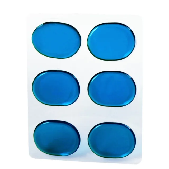 6pcs / Box Blue Drum Dampening Damper Gel Gum Pads Tone Control Set 2