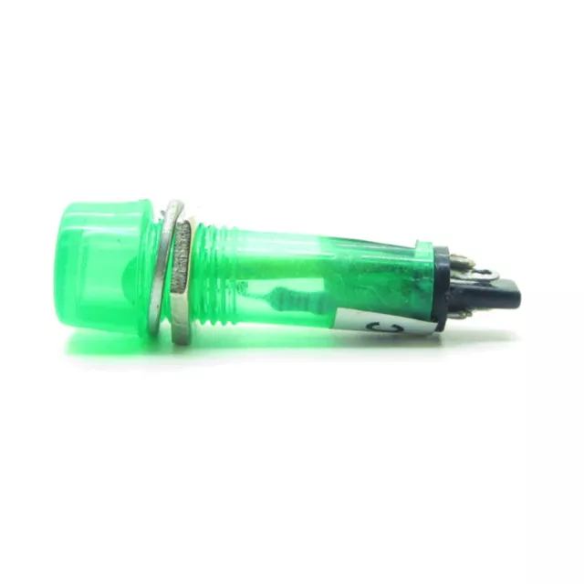 10x Green DC12V 10mm Power Signal Indicator Light Plastic LED Pilot Lamp XD10-3 3