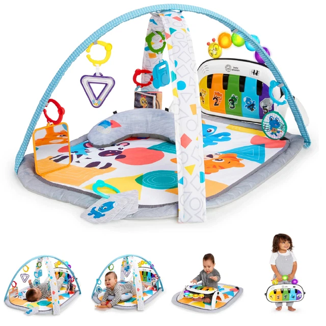 Kickin Tunes Gimnasio de actividades para bebés 4 en 1 con piano