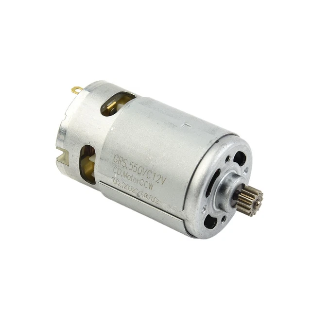 Moteur 12V 15 Dents De Rechange Pour Perceuse Électrique Et Tournevis - Compatible Série 12V