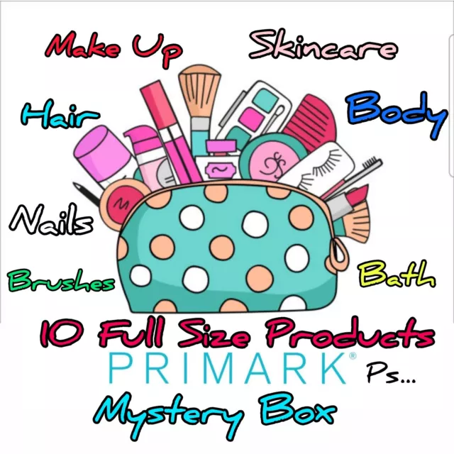 Primark Ps... Mystery Beauty Bags Box Produkte Make-up, Haare & Haut volle Größe