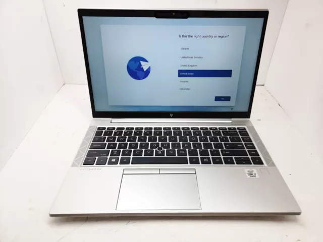 HP ELITEBOOK 840 G7 INTEL i7-10510U 1.8GHz 16GB RAM 512GB SSD WINDOWS 11 PRO