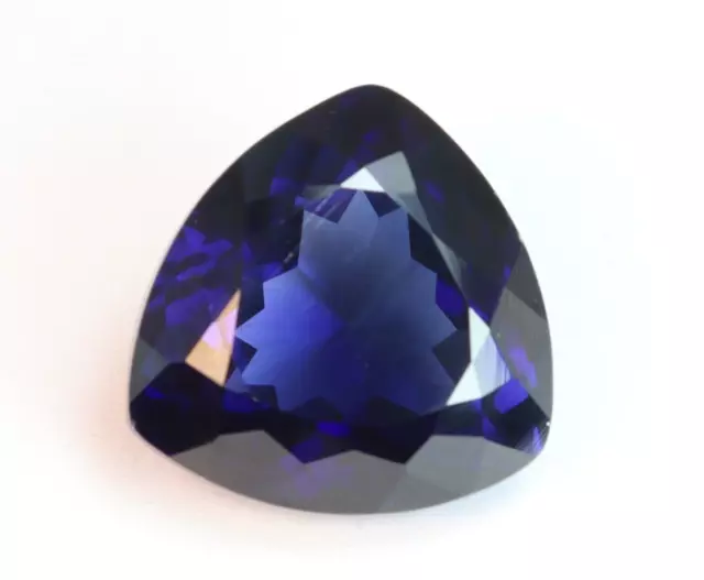 Naturel 13.20 CT Certifié Kashmiri Bleu Saphir non Chauffé 14 MM Desseré Gemme