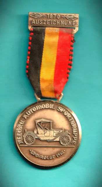 Seltene 1970 Medaille  "Allgäu Automobil Sportgruppe"