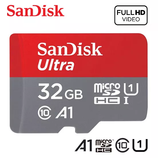 Sandisk 32GB NEW Ultra Micro SD SDHC Card UHS-I Class10 A1 120MB/s Full HD Video