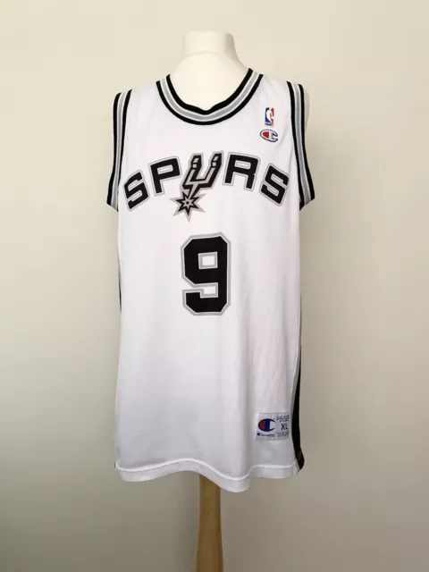 MAILLOT NBA SAN Antonio Spurs blanc Tony Parker 9 taille L EUR 44,90 -  PicClick FR