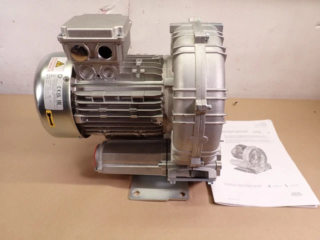 3 HP Regenerative Blower FPZ Effepizeta SCL-K04 98 CFM, 230v, 1.5 NPT Ports
