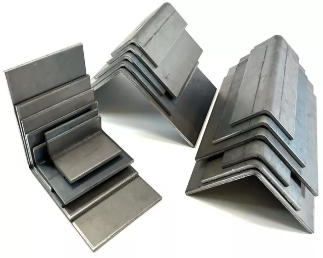 300mm Long Mild Steel Folded ANGLES 90º Specials made to order All made in UK