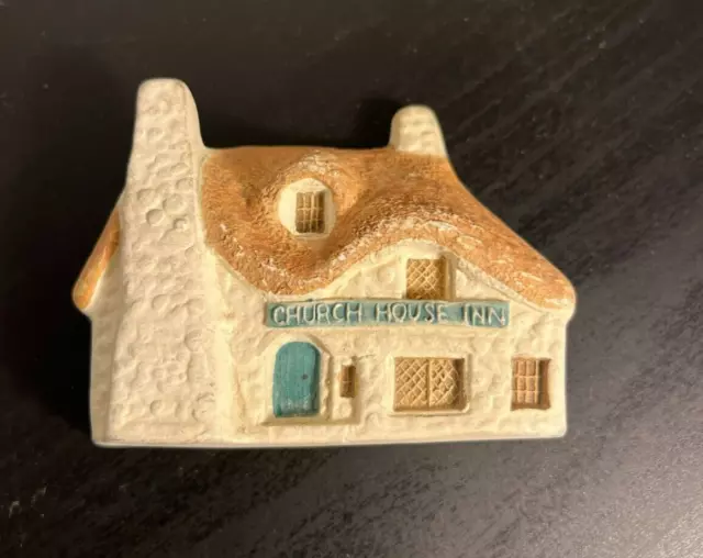 Pottery Miniature Vintage Philip Laureston   Church House Inn Figurine England