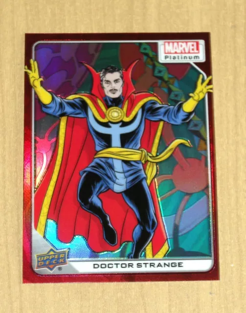 2024 Upper Deck Marvel Platinum RED Rainbow DOCTOR STRANGE #100 SP