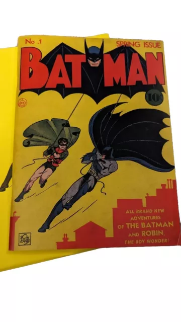 Batman Number 1 Folio Society Facsimile Replica