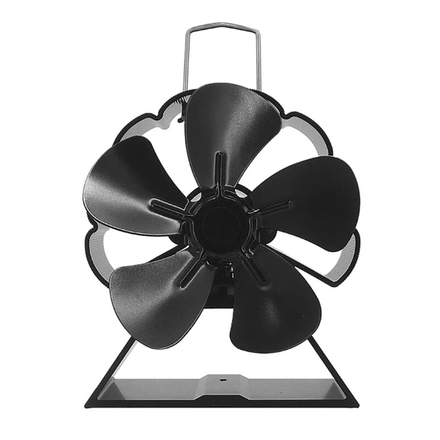 Heat Powered Stove Fan Fireplace Fan Operation Circulating Warm Air Save