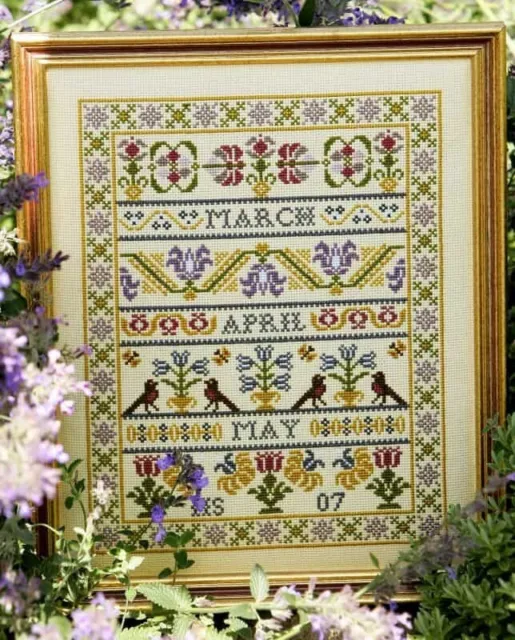 Historical Sampler Company - Spring Band Counted Cross Stitch Kit